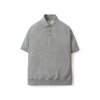 Short Sleeve Comfort Polo T-Shirt_Melange Gray