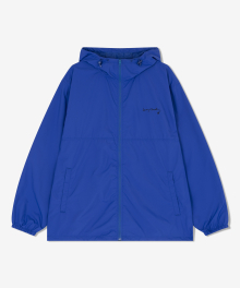 FACE GRAPHIC PACKABLE WIND BREAKER BLUE