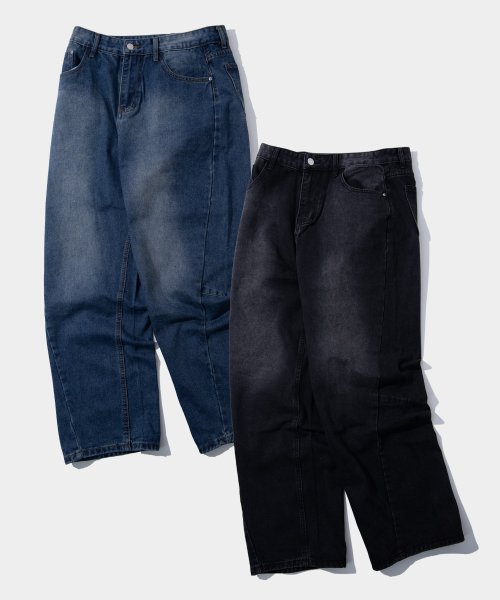 Джинсы Frontier Incision Line Washed Denim