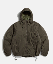 Insulated Hiking Jacket Olive Brown
