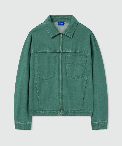 джинсовый молния куртка DCJK002Green