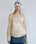 CASHMERE BUTTERFLY BOLD STAR PULLOVER_BEIGE