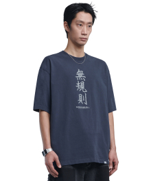 N.R T-SHIRT - WASHED NAVY