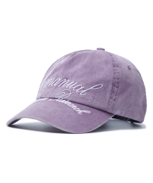 CURSIVE LOGO BALL CAP - LIGHT PURPLE