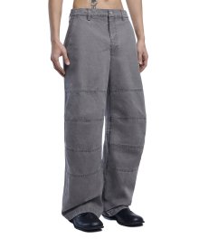 P.D CURVED PANTS - GRAY