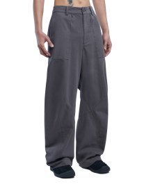 3D CURVED PANTS - CHARCOAL