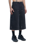 C.D.L BERMUDA PANTS - WASHED BLACK