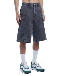 OVERDYED D.L.P SHORTS - WASHED BLACK