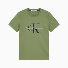 남 카키 레귤러핏 모노그램 반팔 티셔츠 J320770 L9N