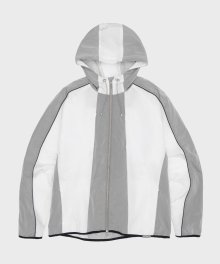 TWO COLOR NYLON JACKET GREY (VH2ESUJ241A)