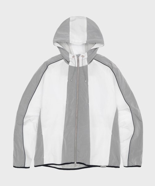 TWO COLOR нейлон куртка GREY (VH2ESUJ241A)