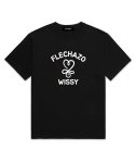 위씨(WISSY) FLECHAZO 오버핏 반팔티셔츠 (WS015) 블랙