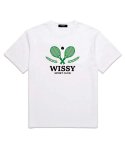 위씨(WISSY) SPORT CLUB 오버핏 반팔티셔츠 (WS017) 화이트