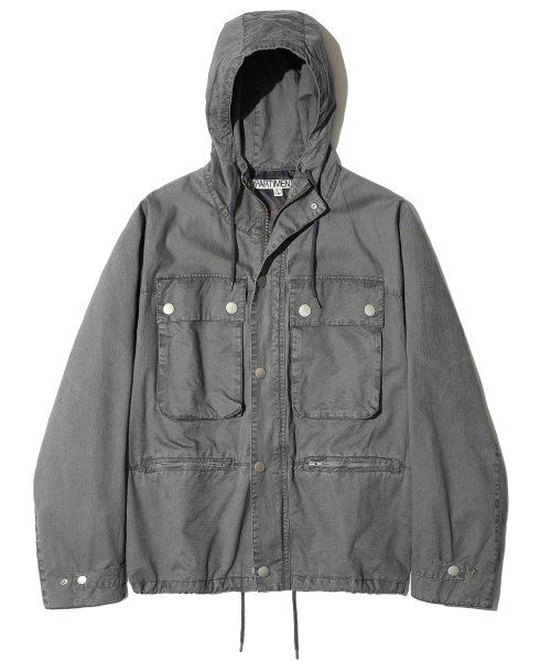 MUSINSA | パルティメント VTG Washed Utility Hooded Jacket Gray