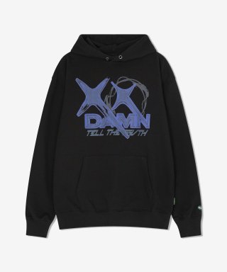 래리클락(LARRY CLARK) STAR SPARKLE HOODIE BLACK 상품 이미지