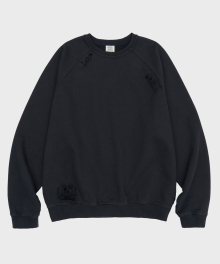 DISTRESSED SWEATSHIRT NAVY (VH2ESUM441A)