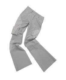 Detachable Pouch Nylon Pants / Grey