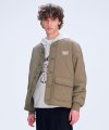CLASSIC QUILTING OUT POCKET JACKET khaki