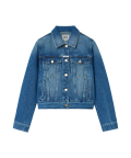 DENIM TRUCKER JACKET blue