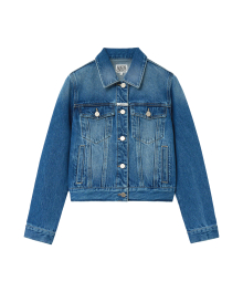 DENIM TRUCKER JACKET blue