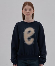 E Blur Sweatshirts_Navy