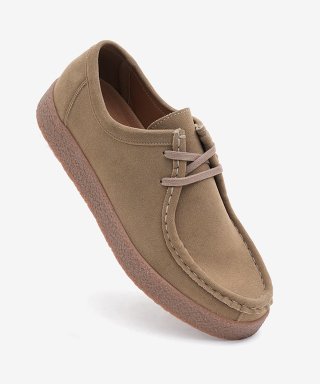 Ciabatte da uomo a spina di pesce Gregory Mocca beige - KeeShoes