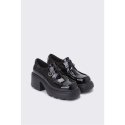 슈콤마보니(SUECOMMA BONNIE) Duggy heel loafer(black)_DG1DS24004BLK