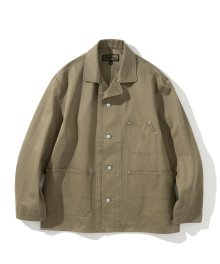 coverall work jacket khaki