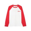엠엘비(MLB) 여성 바시티 라글란 루즈핏 티셔츠 BOS (Red)