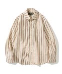 유니폼브릿지(UNIFORM BRIDGE) vintage stripe work shirt sand