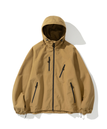 casual sports wind jacket camel