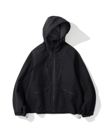 3layer wp hood jacket black