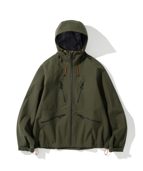 3layer wp hood куртка olive green