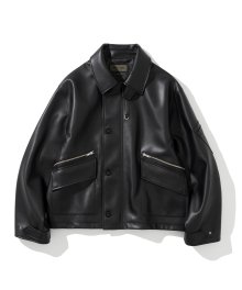 mk3 vegan leather jacket black
