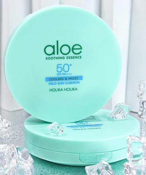 홀리카홀리카(holikaholika) 알로에 마일드 선쿠션 SPF50+ PA++++