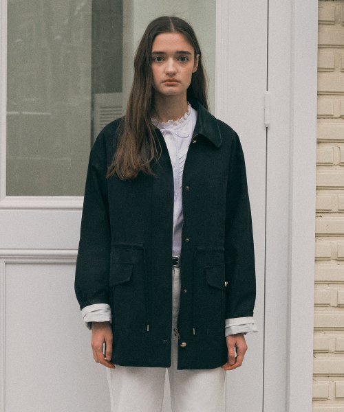 COLLAR STRING куртка чёрный