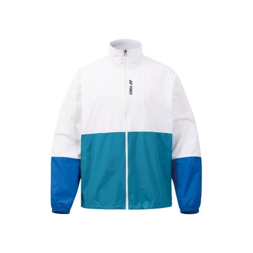 Унисекс куртка 241JJ006U White с цветными деталями