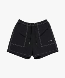 ESSENTIAL RIPSTOP SHORTS-BLACK