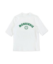 몽버디 5부 슬림핏 티셔츠 WHITE