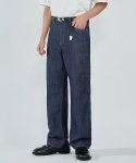 오더아카이브(ORDER ARCHIVE) Minimal wide jeans - 논페이드 로우진