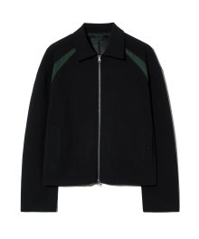 Coca zipper jacket [black]