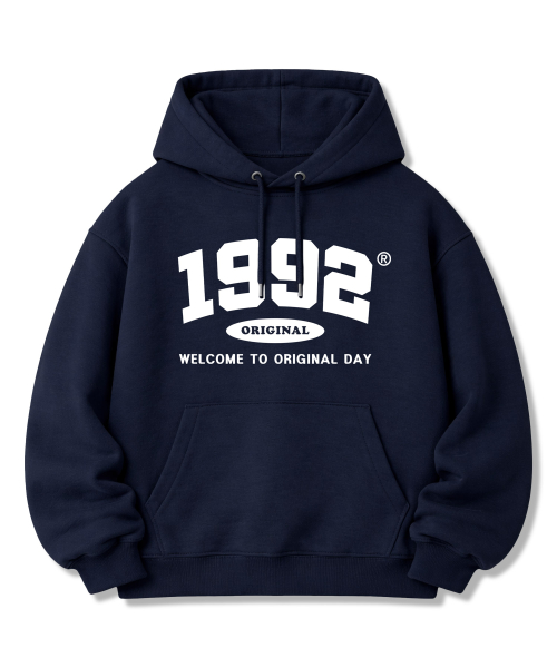 Оверсайз худи Original 1992 Navy (с начесом на выбор)