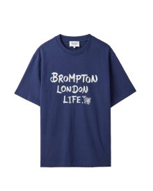 LETTERING GRAPHIC T-SHIRT - NAVY (P242UTS415)