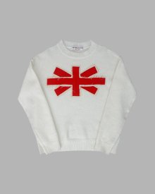 PATCHWORK KNIT (OFF WHITE)