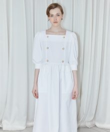 SHIRT LONG DRESS (WHITE)