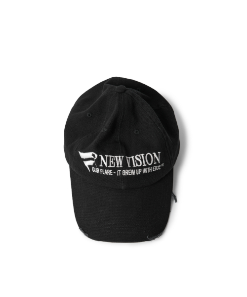 이티씨이 New Vision Destroyed Washed Cap (Black)