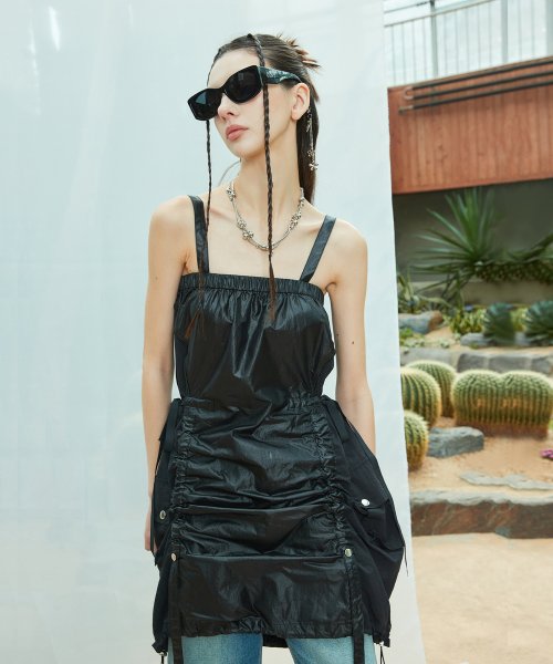 LARTIGENT☆L9 GLOSSY STRING OPS 라티젠(LARTIGENT) L9 GLOSSY STRING OPS(BLACK) - 사이즈
