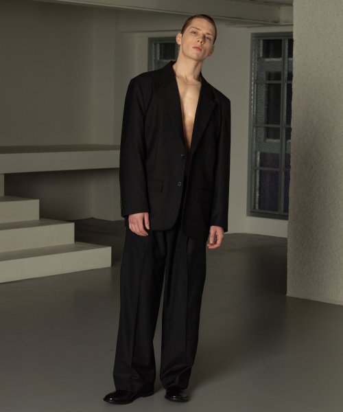 Taylor оверсайз fit широкий set-up suit [чёрный]