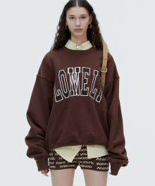 LONELY/LOVELY SWEATSHIRT BROWN