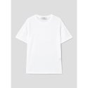 에잇세컨즈(8SECONDS) 베이직 라운드넥 반소매 티셔츠  화이트 (324242LY11)